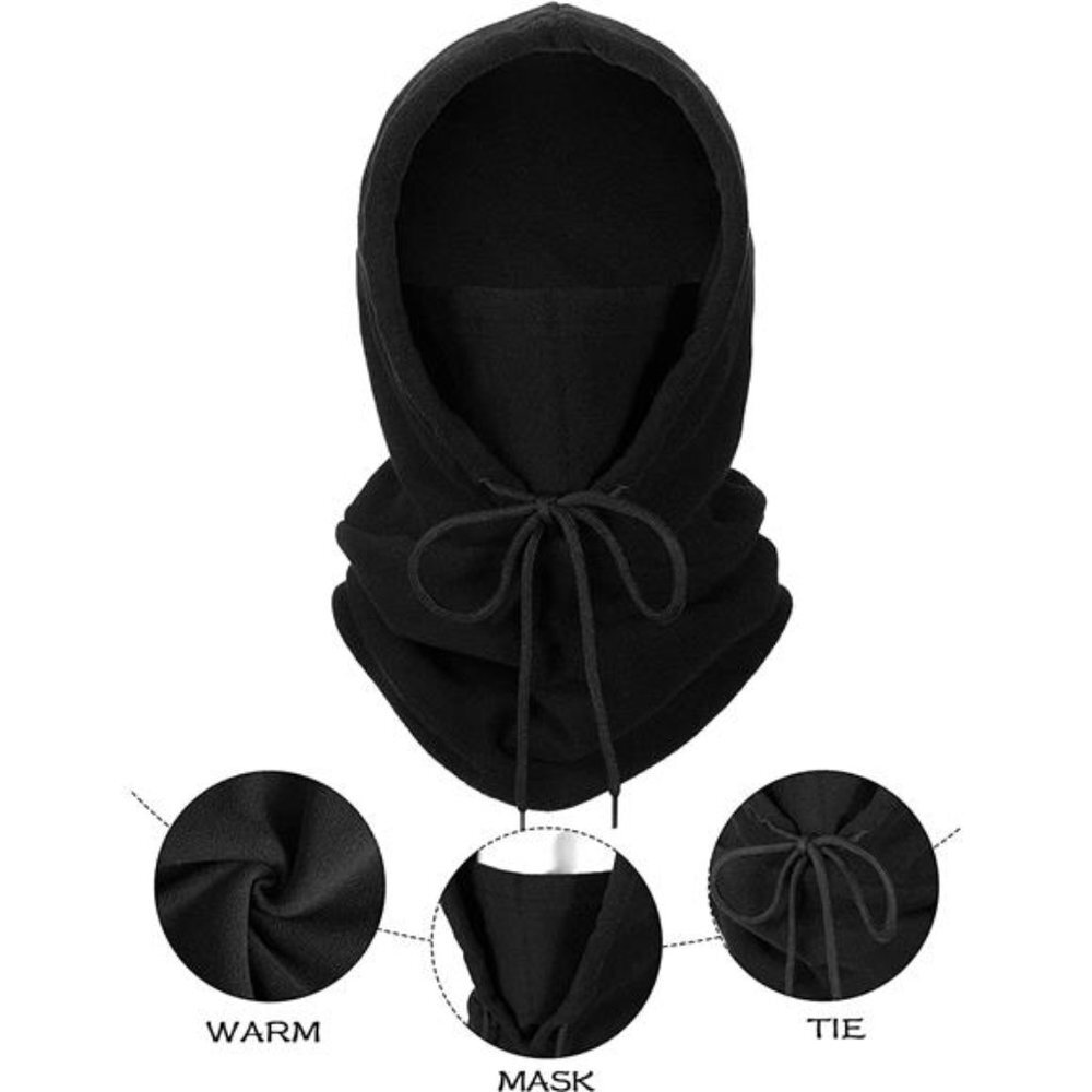 3Pcs Women's Winter Fleece Balaclava Ski Tactical Heavyweight - Picture 3 of 6